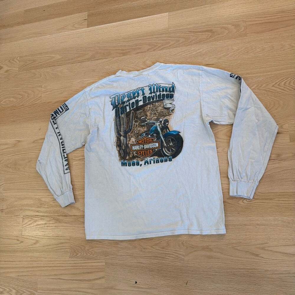 Harley Davidson Desert Wind Mesa Arizona Long Sleeve T-Shirt